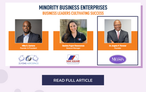 Dr. Thrower Featured Among Thousands of Minority Business Owners