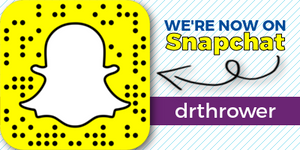 Connect with Dr. Thrower on Snapchat!