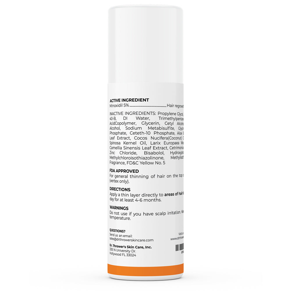 Thro-Grower Minoxidil 5% | Advanced Hair Regrowth
